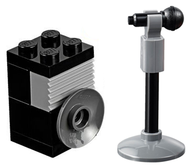LEGO 60133-4 Advent Calendar 2016, City (Day  3) - Microphone Stand and Speaker