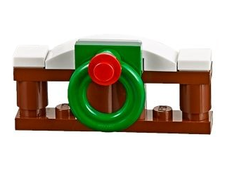 LEGO 60133-8 Advent Calendar 2016, City (Day  7) - Fence with Wreath