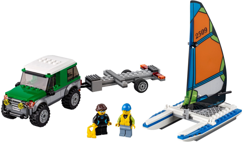 LEGO 60149 4×4 with Catamaran