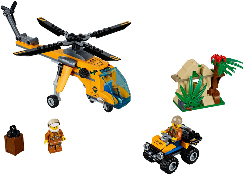 LEGO 60158 Jungle Cargo Helicopter