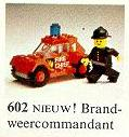 LEGO 602 Fire Chief's Car