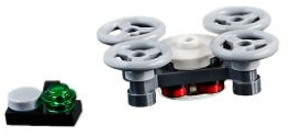 LEGO 60201-9 Advent Calendar 2018, City (Day  8) - Quadcopter Drone with Remote Control