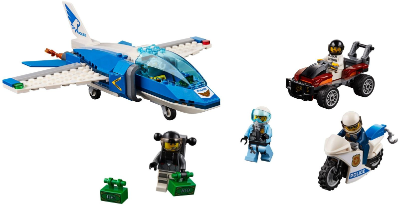 LEGO 60208 Sky Police Parachute Arrest