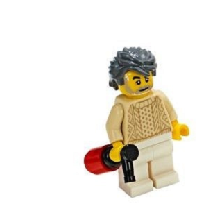LEGO 60235-18 Advent Calendar 2019, City (Day 17) - Snowmobile Driver with Party Gun