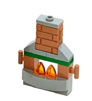 LEGO 60235-23 Advent Calendar 2019, City (Day 22) - Fireplace