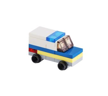 LEGO 60268-16 Advent Calendar 2020, City (Day 15) - Police Truck