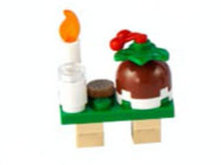 LEGO 60303-14 Advent Calendar 2021, City (Day 13) - Table with Food and Candle