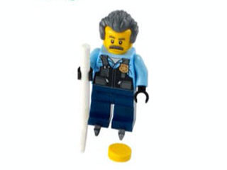 LEGO 60303-6 Advent Calendar 2021, City (Day  5) - Sam Grizzled Playing Hockey