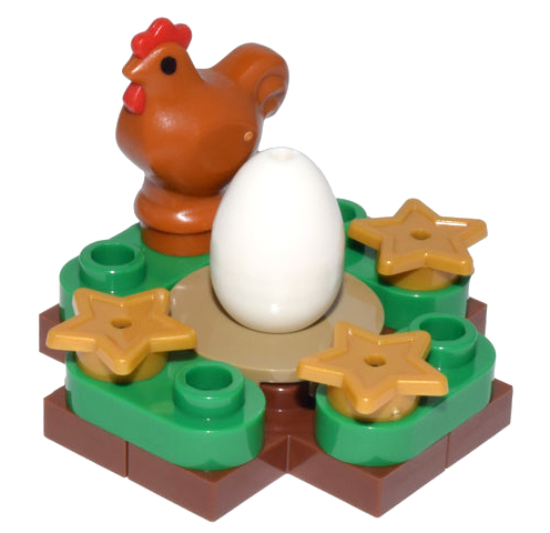 LEGO 60352-14 Advent Calendar 2022, City (Day 13) - Festive Nest with Chicken and Egg
