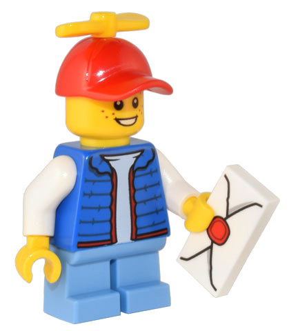 LEGO 60352-3 Advent Calendar 2022, City (Day  2) - Billy with Letter
