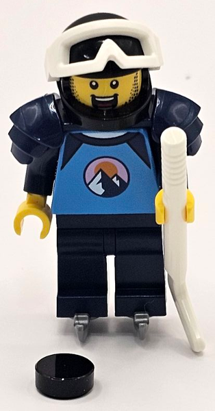LEGO 60381-5 Advent Calendar 2023, City (Day  4) - Ice Hockey Player with Stick and Puck