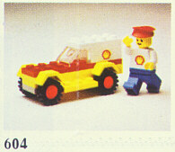 LEGO 604 Shell Service Car