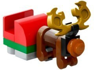 LEGO 60436-19 Advent Calendar 2024, City (Day 18) - Toy Reindeer and Sleigh