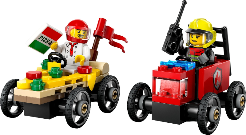 LEGO 60458 Pizza vs. Fire Truck