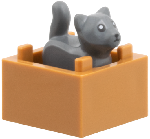 LEGO 60475-12 Advent Calendar 2025, City (Day 11) - Kitten with Box