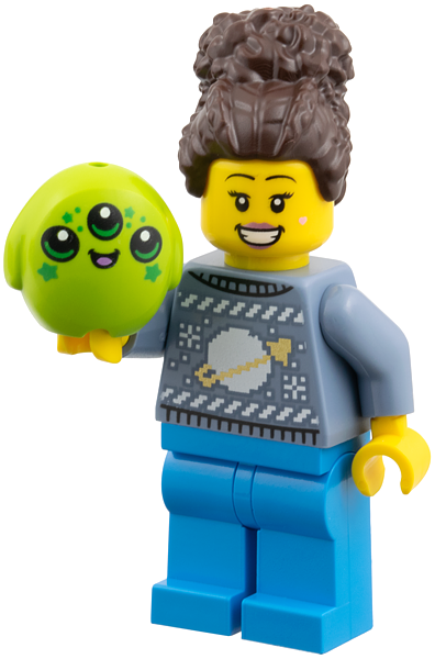 LEGO 60475-14 Advent Calendar 2025, City (Day 13) - Woman with Alien Plush Toy