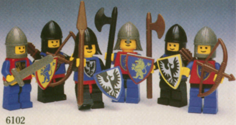 LEGO 6102 Castle Mini-Figures