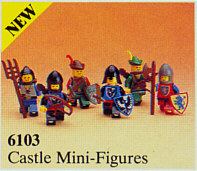 LEGO 6103 Castle Mini Figures