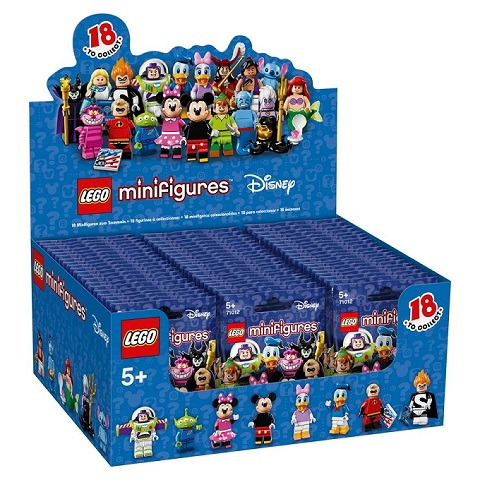 LEGO 6138971 Minifigure, Disney, Series 1 (Box of 60)