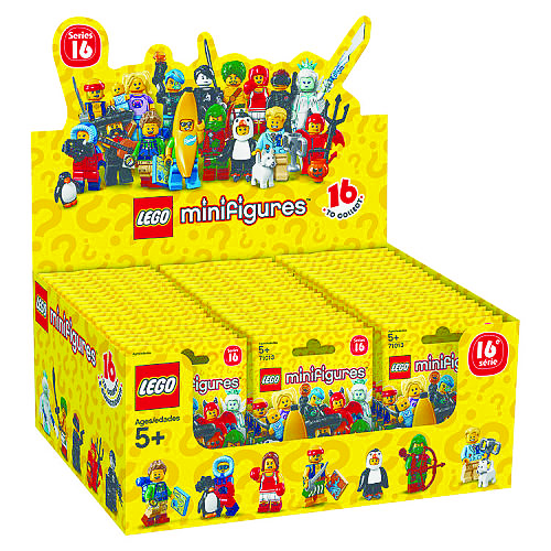 LEGO 6138974 Minifigure, Series 16 (Box of 60)