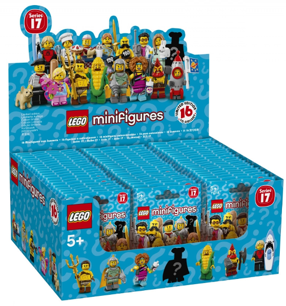 LEGO 6175012 Minifigure, Series 17 (Box of 60)