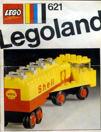 LEGO 621-2 Shell Tanker Truck