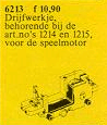 LEGO 6213 Replacement Gearbox for Electric Motor
