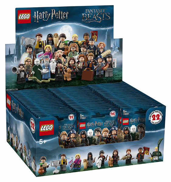 LEGO 6213829 Minifigure, Harry Potter, Series 1 (Box of 60)