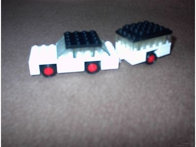 LEGO 623-2 White Car and Camper