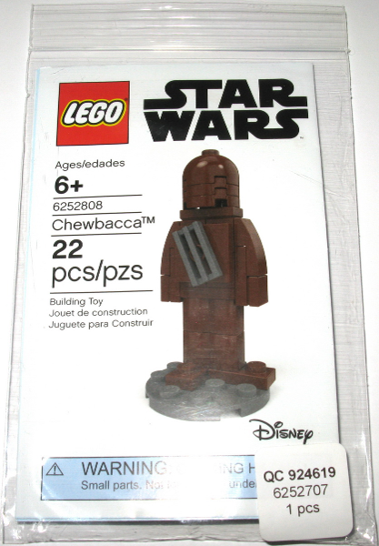 LEGO 6252808 Chewbacca, Legoland Parks Promotional Exclusive