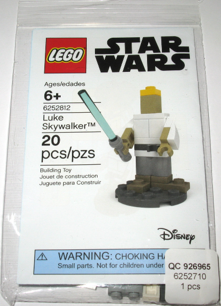 LEGO 6252812 Luke Skywalker, Legoland Parks Promotional Exclusive