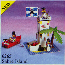 LEGO 6265 Sabre Island