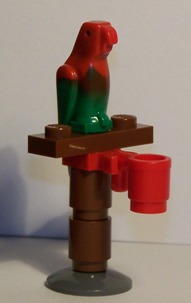 LEGO 6299-4 Advent Calendar 2009, Pirates (Day  3) - Parrot on Perch