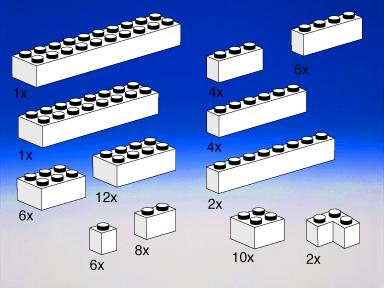 LEGO 635 Extra Bricks in White