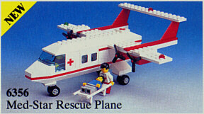 LEGO 6356 Med-Star Rescue Plane