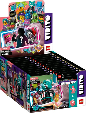 LEGO 6360744 Minifigure, Vidiyo Bandmates, Series 2 (Box of 24)