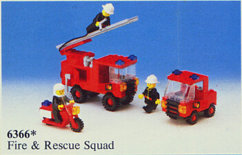LEGO 6366 Fire & Rescue Squad