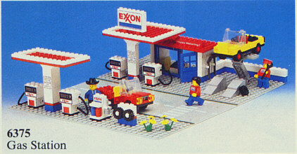 LEGO 6375-2 Gas Station