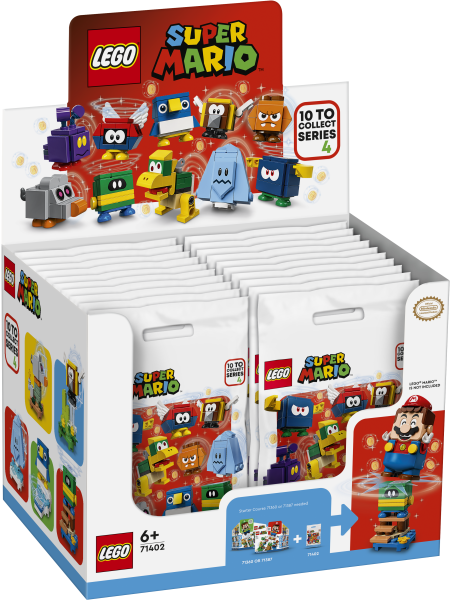 LEGO 6379533 Character, Super Mario, Series 4 (Box of 18)