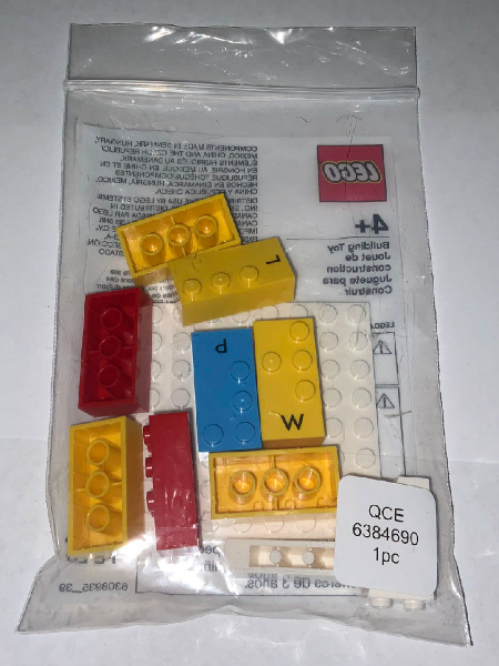 LEGO 6384690 LEGO Play Day 2021 - Braille Bricks polybag
