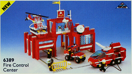LEGO 6389 Fire Control Center