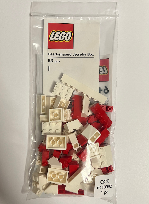 LEGO 6410992 Heart-shaped Jewelry Box