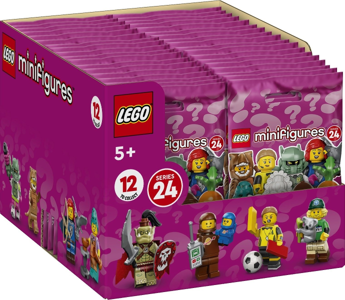LEGO 6431619 Minifigure, Series 24 (Box of 36)