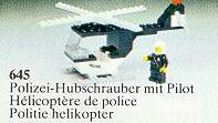 LEGO 645 Police Helicopter