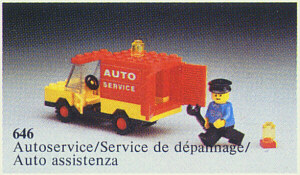 LEGO 646 Auto Service Truck