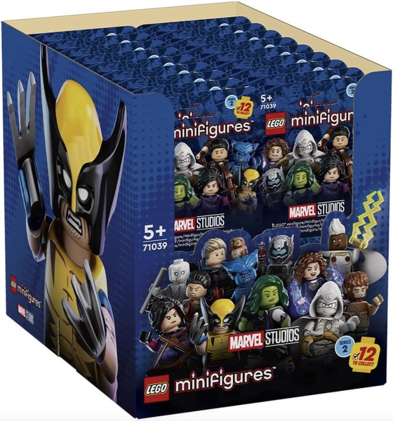 LEGO 6469783 Minifigure, Marvel Studios, Series 2 (Box of 36)