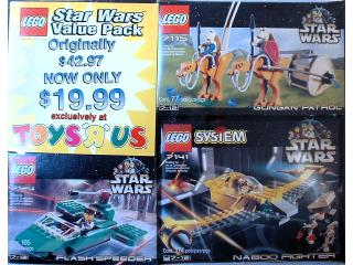 LEGO 65028 Star Wars Bundle Pack, Value Pack (Copack of Sets 7115, 7124, and 7141)