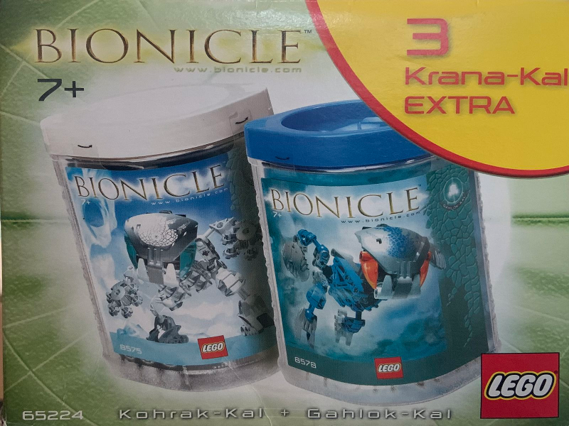LEGO 65224 BIONICLE Bundle Pack (Sets 8575 and 8578 with 3 Extra Krana-Kal)