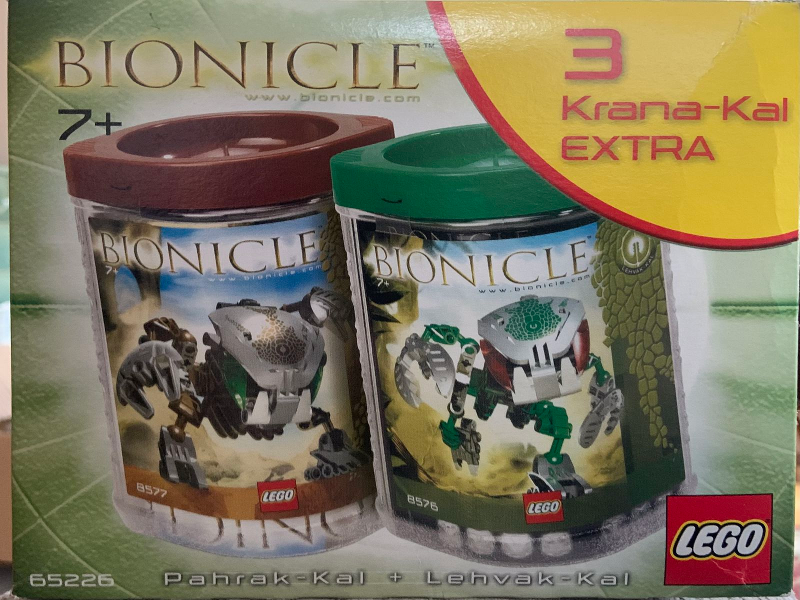 LEGO 65226 BIONICLE Bundle Pack (Sets 8576 and 8577 with 3 Extra Krana-Kal)