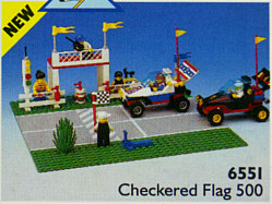LEGO 6551 Checkered Flag 500